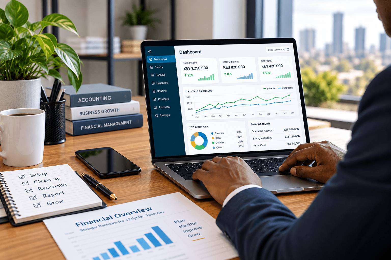 Accounting system setup Kenya for growing businesses