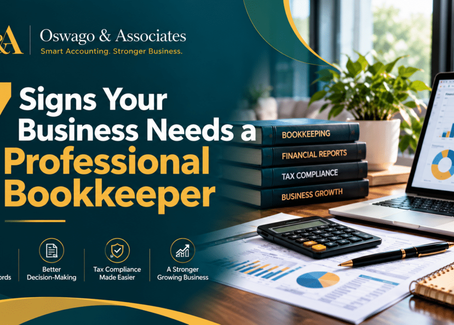 7 Signs Your Business Needs a Professional Bookkeeper in Kenya