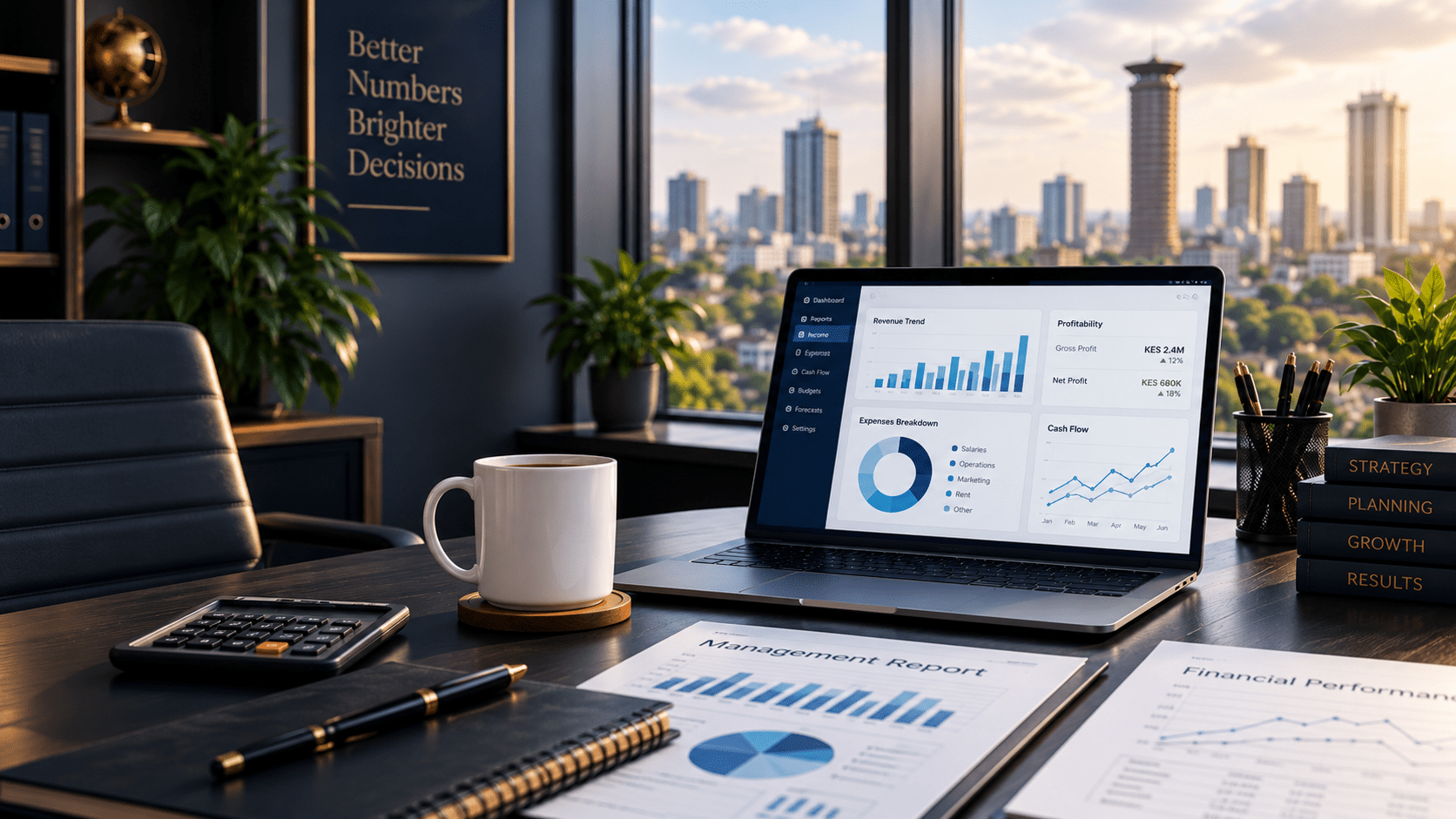 Management accounting and financial reporting services in Kenya
