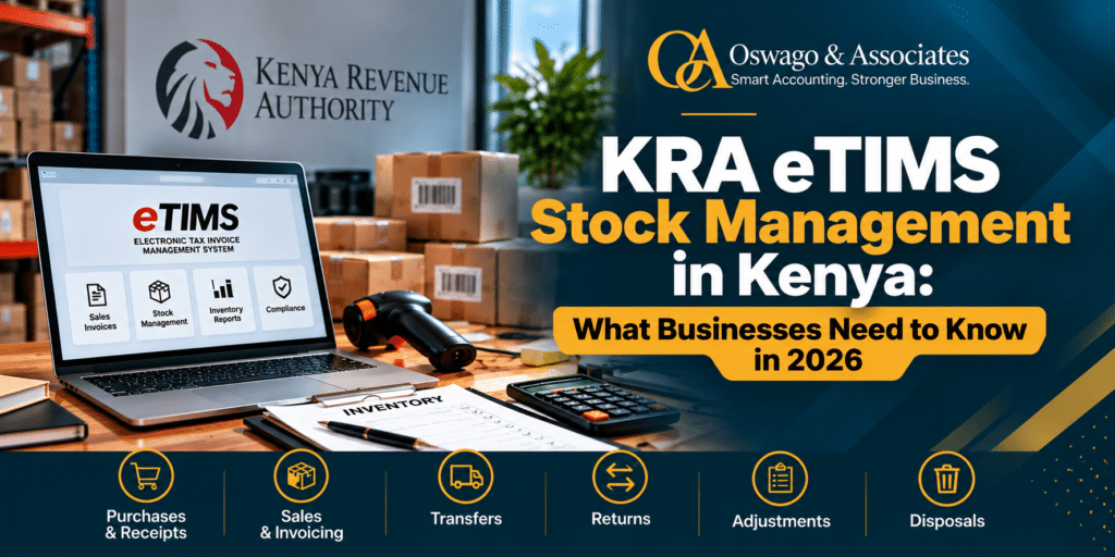 KRA eTIMS stock management in Kenya for businesses